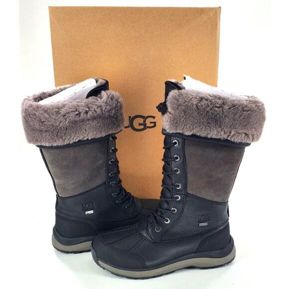 UGG 7 Adirondack Tall Boot III Fur Waterproof Sheepskin Leather Outdoor Shoes - Picture 6 of 16